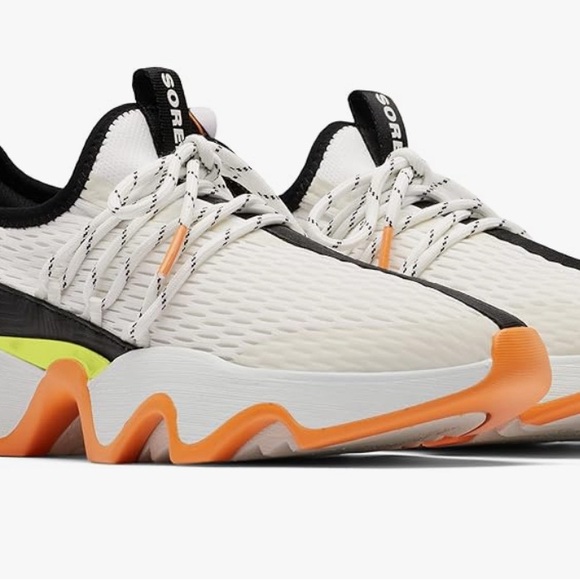 SOREL Kinetic Impact Ii Lace Sneaker :: size 8.5 :: colors-sea salt, koi - Picture 2 of 10